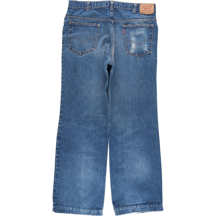 Vintage 1980'S Levi's 50518-0217 Straight-leg Denim Pants, Made in Canada, Men's Size 34 (approx.) cotton blue type Vintage Second Hand