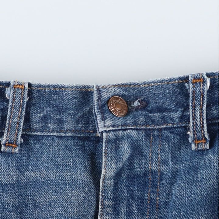 Vintage 1980'S Levi's 50518-0217 Straight-leg Denim Pants, Made in Canada, Men's Size 34 (approx.) cotton blue type Vintage Second Hand