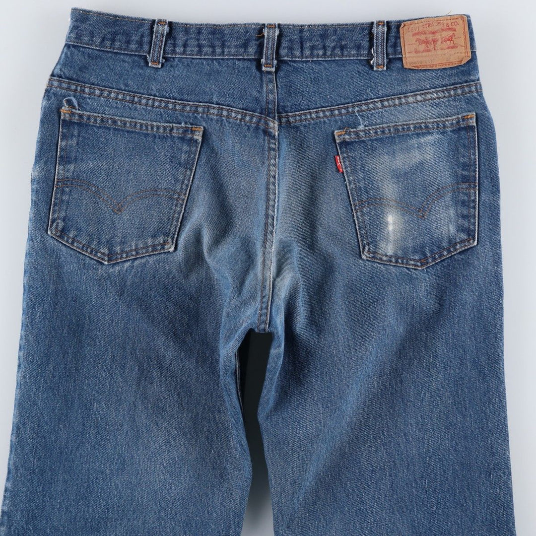 Vintage 1980'S Levi's 50518-0217 Straight-leg Denim Pants, Made in Canada, Men's Size 34 (approx.) cotton blue type Vintage Second Hand
