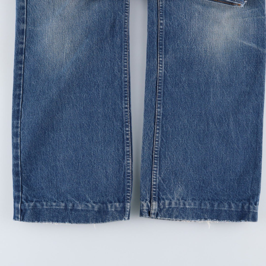 Vintage 1980'S Levi's 50518-0217 Straight-leg Denim Pants, Made in Canada, Men's Size 34 (approx.) cotton blue type Vintage Second Hand