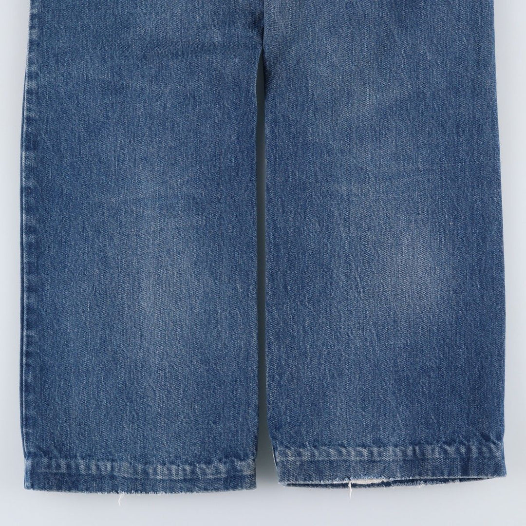 Vintage 1980'S Levi's 50518-0217 Straight-leg Denim Pants, Made in Canada, Men's Size 34 (approx.) cotton blue type Vintage Second Hand