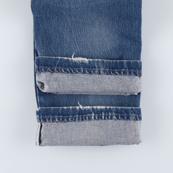 Vintage 1980'S Levi's 50518-0217 Straight-leg Denim Pants, Made in Canada, Men's Size 34 (approx.) cotton blue type Vintage Second Hand