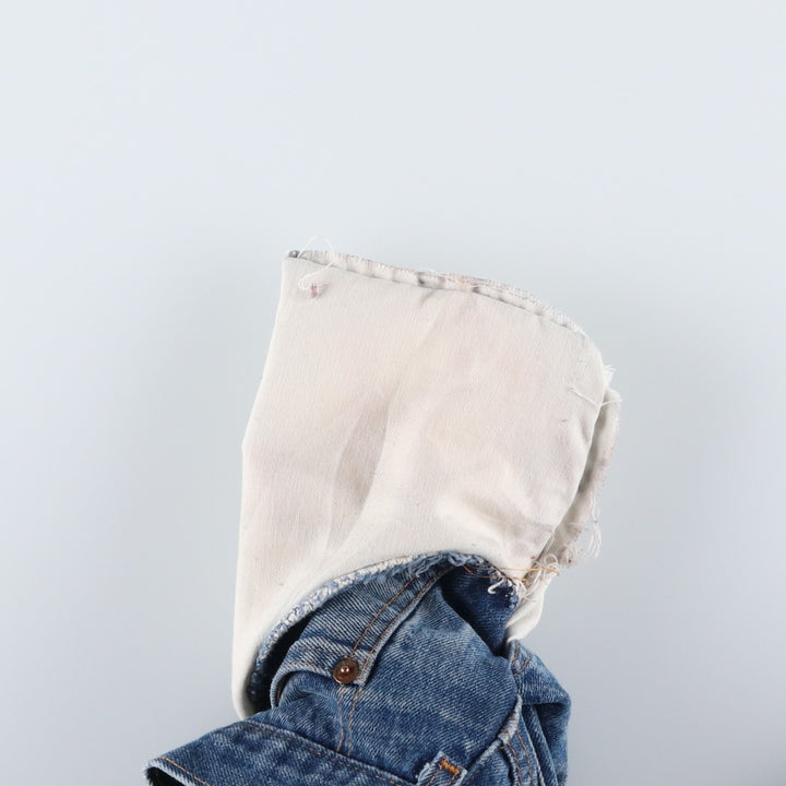 Vintage 1980'S Levi's 50518-0217 Straight-leg Denim Pants, Made in Canada, Men's Size 34 (approx.) cotton blue type Vintage Second Hand