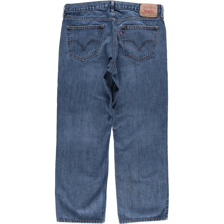 Levi's 559 RELAXED STRAIGHT straight denim pants for men, equivalent to w35 cotton blue type Vintage Second Hand