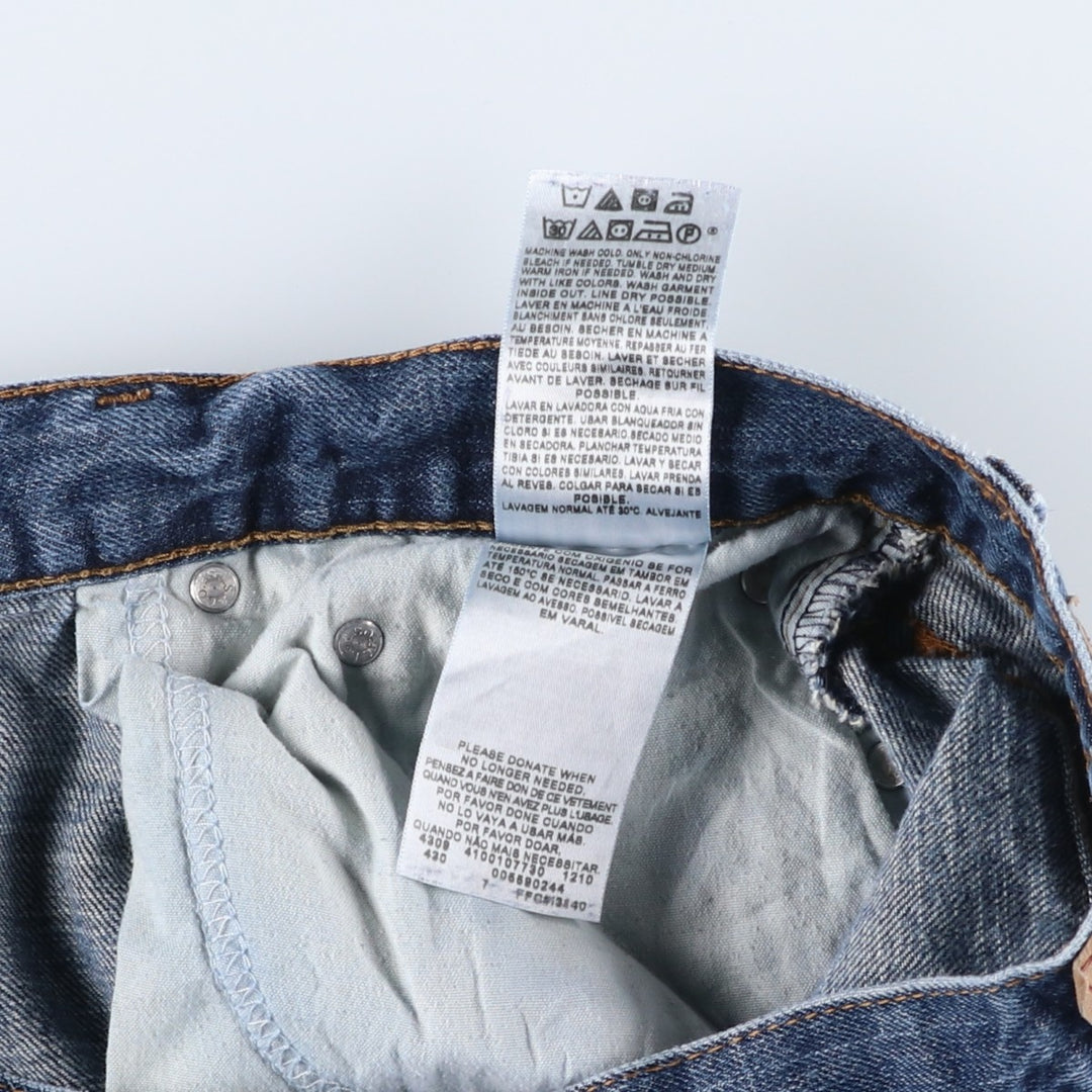 Levi's 559 RELAXED STRAIGHT straight denim pants for men, equivalent to w35 cotton blue type Vintage Second Hand