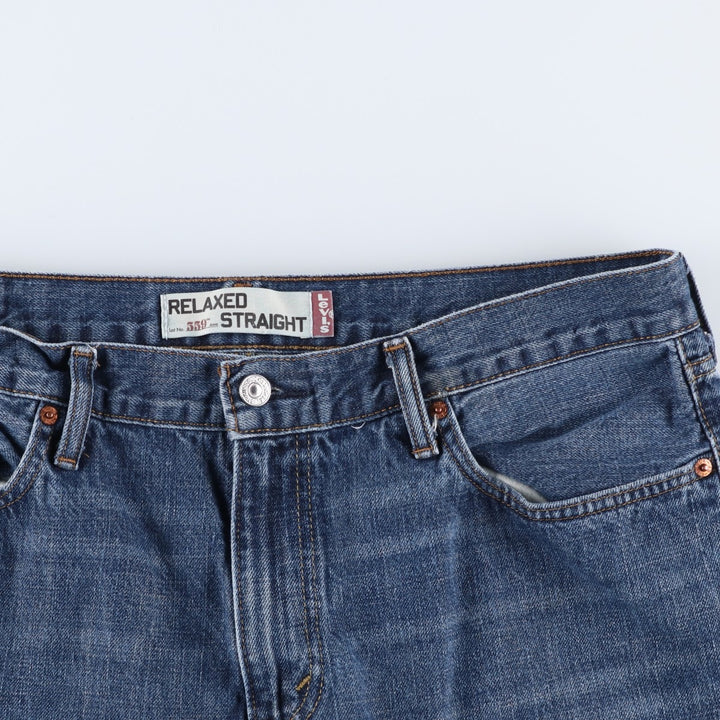 Levi's 559 RELAXED STRAIGHT straight denim pants for men, equivalent to w35 cotton blue type Vintage Second Hand
