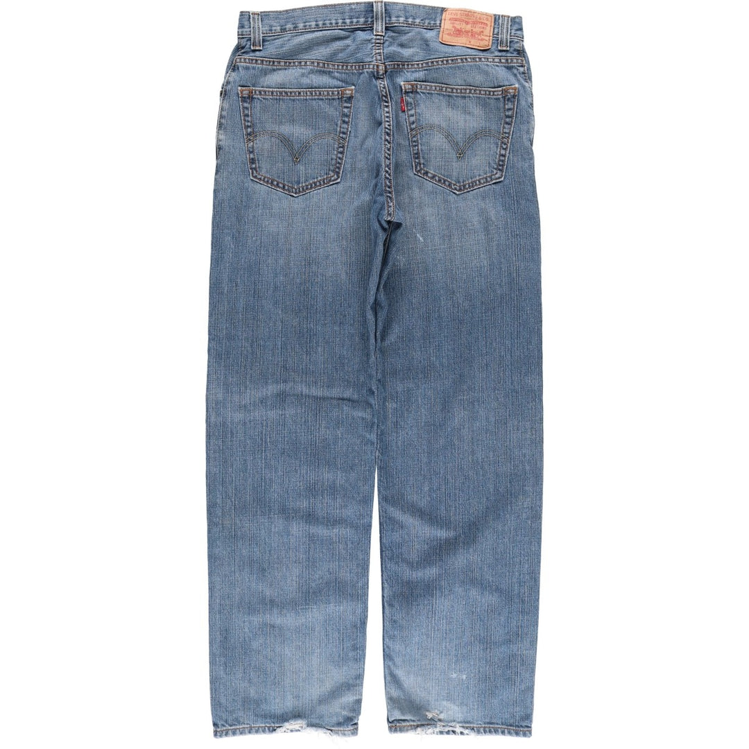 Levi's 559 RELAXED STRAIGHT straight denim pants for men, equivalent to w33 cotton blue type Vintage Second Hand
