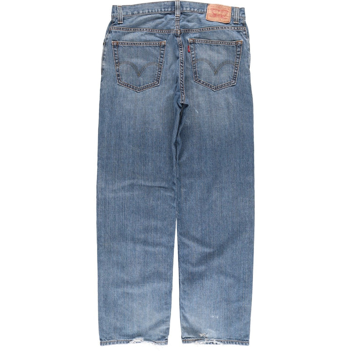 Levi's 559 RELAXED STRAIGHT straight denim pants for men, equivalent to w33 cotton blue type Vintage Second Hand