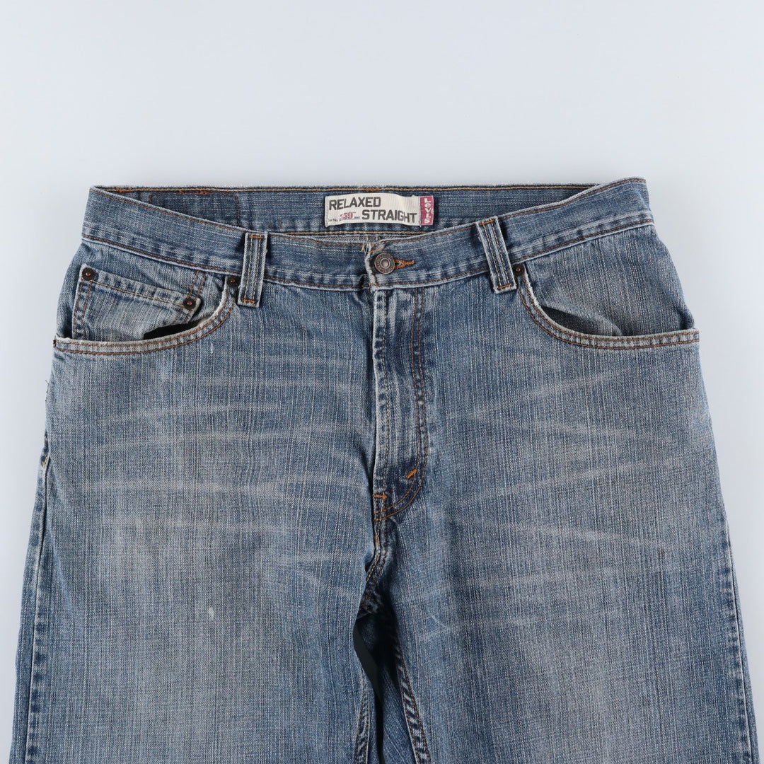 Levi's 559 RELAXED STRAIGHT straight denim pants for men, equivalent to w33 cotton blue type Vintage Second Hand