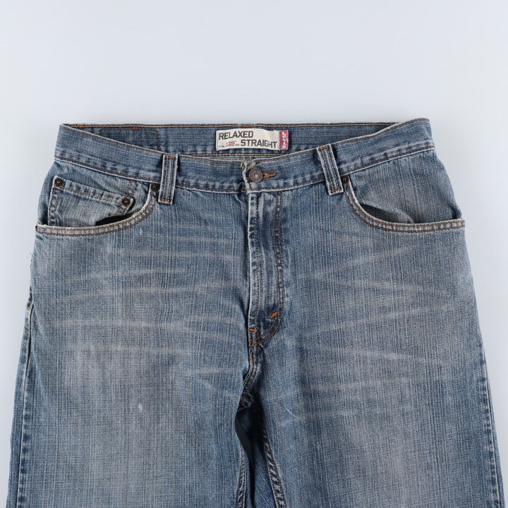 Levi's 559 RELAXED STRAIGHT straight denim pants for men, equivalent to w33 cotton blue type Vintage Second Hand
