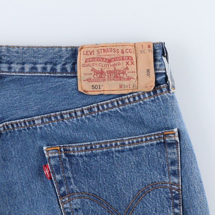 Levi's 501-0114 Straight Denim Pants, Men's, Size W36 cotton blue type Vintage Second Hand