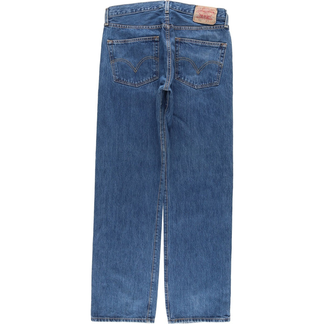 Levi's 501-0194 Straight Denim Pants, Men's, Size W34 cotton blue type Vintage Second Hand