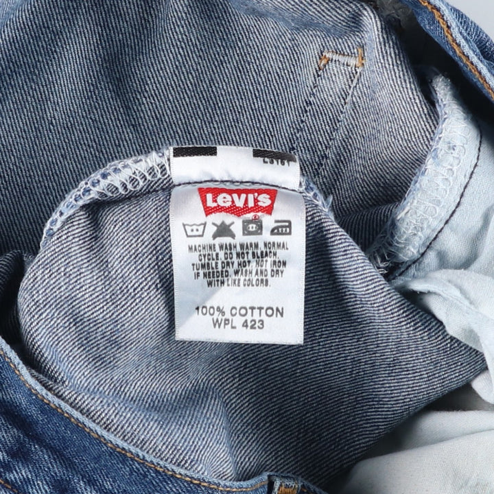 Levi's 501-0194 Straight Denim Pants, Men's, Size W34 cotton blue type Vintage Second Hand