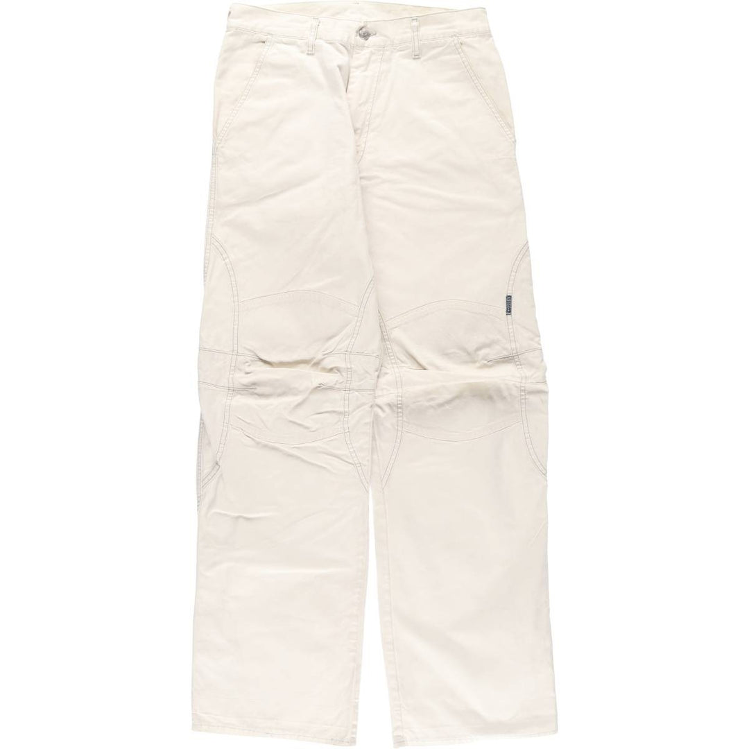 Vintage 90s-00'S Diesel cotton pants, men's size W32. cotton white type Vintage Second Hand