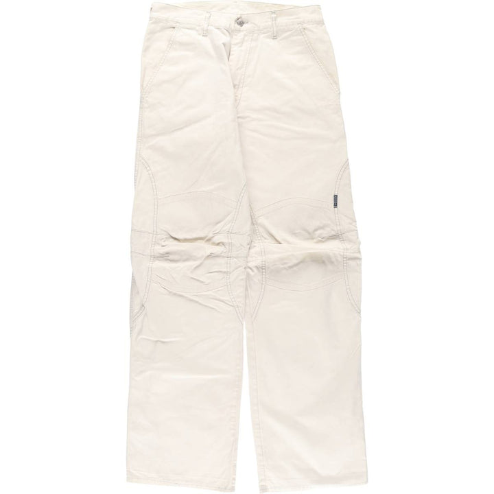 Vintage 90s-00'S Diesel cotton pants, men's size W32. cotton white type Vintage Second Hand
