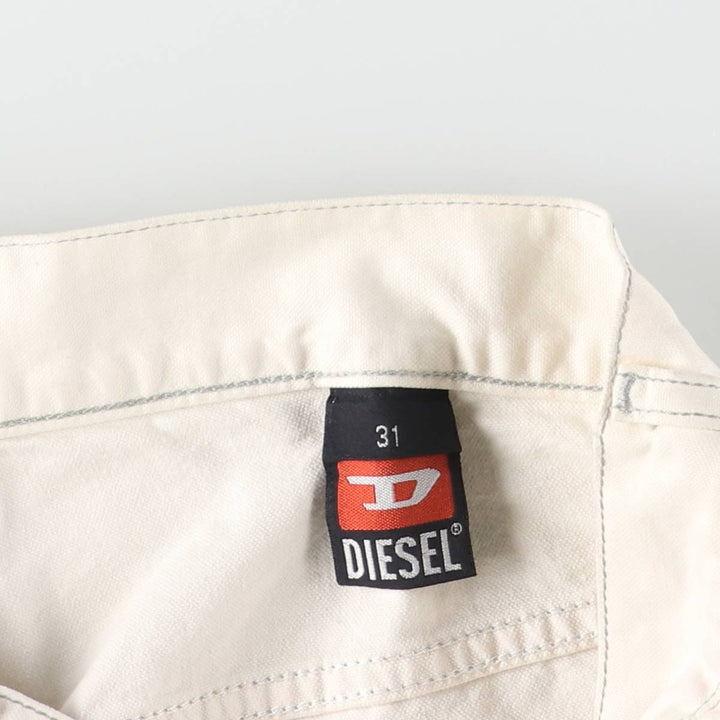 Vintage 90s-00'S Diesel cotton pants, men's size W32. cotton white type Vintage Second Hand