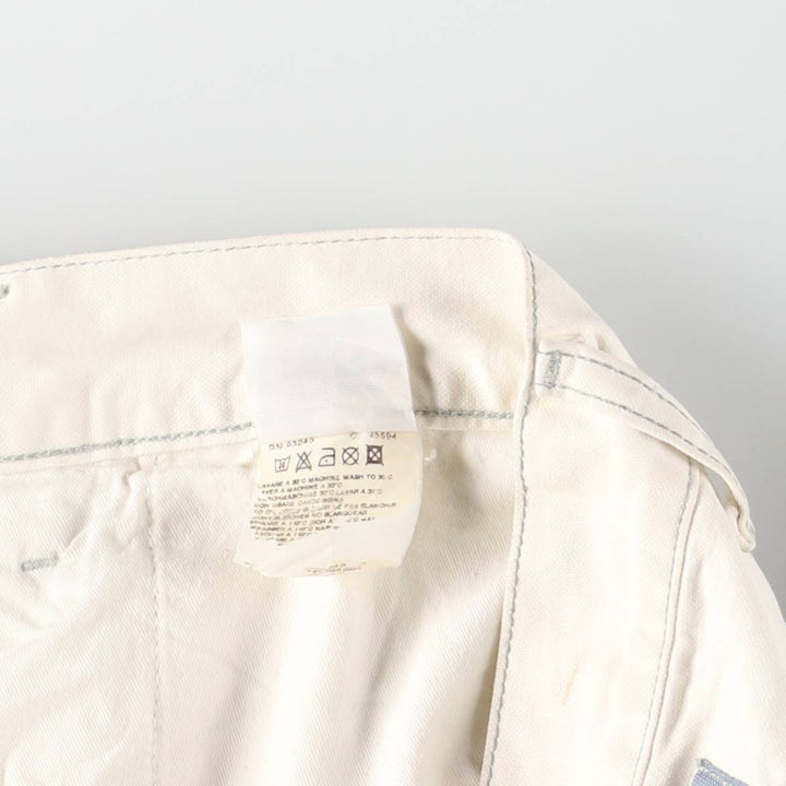 Vintage 90s-00'S Diesel cotton pants, men's size W32. cotton white type Vintage Second Hand