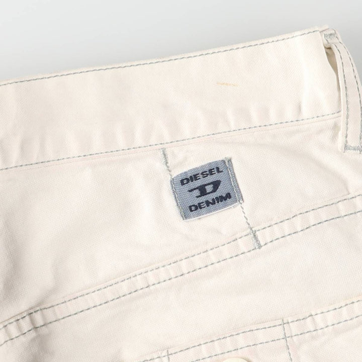 Vintage 90s-00'S Diesel cotton pants, men's size W32. cotton white type Vintage Second Hand