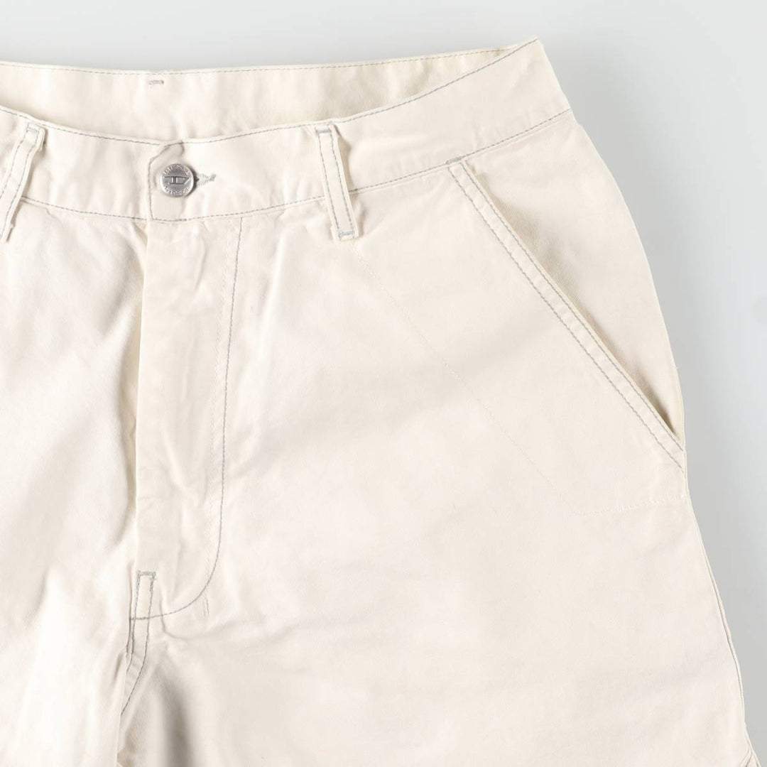 Vintage 90s-00'S Diesel cotton pants, men's size W32. cotton white type Vintage Second Hand