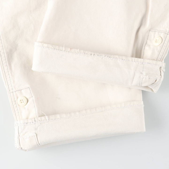 Vintage 90s-00'S Diesel cotton pants, men's size W32. cotton white type Vintage Second Hand
