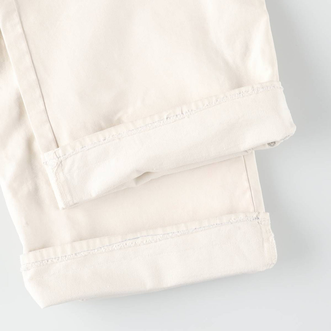 Vintage 90s-00'S Diesel cotton pants, men's size W32. cotton white type Vintage Second Hand
