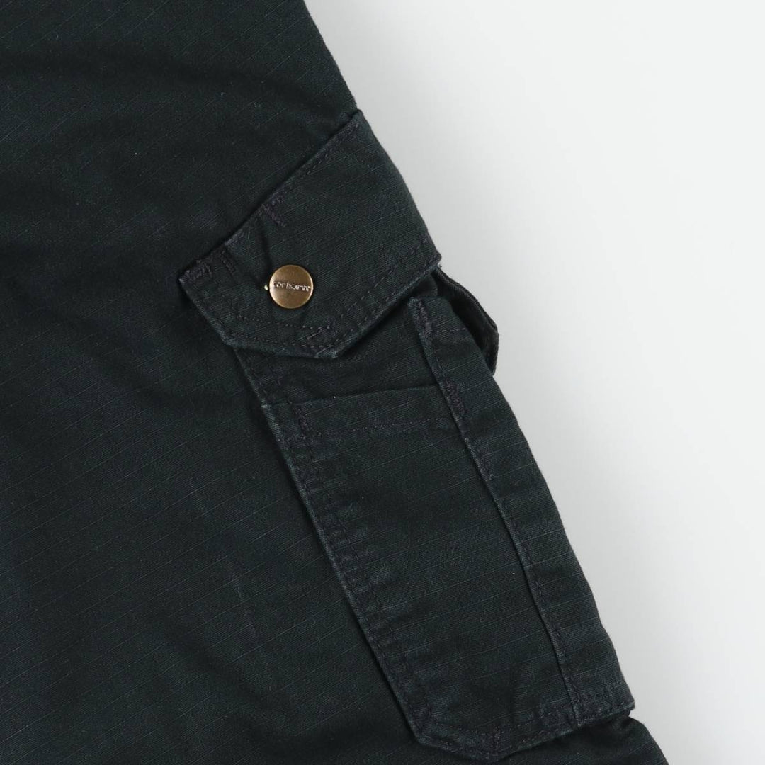 Carhartt Relaxed Fit Ripstop Work Pants, Men's, Size W37 cotton black type Vintage Second Hand