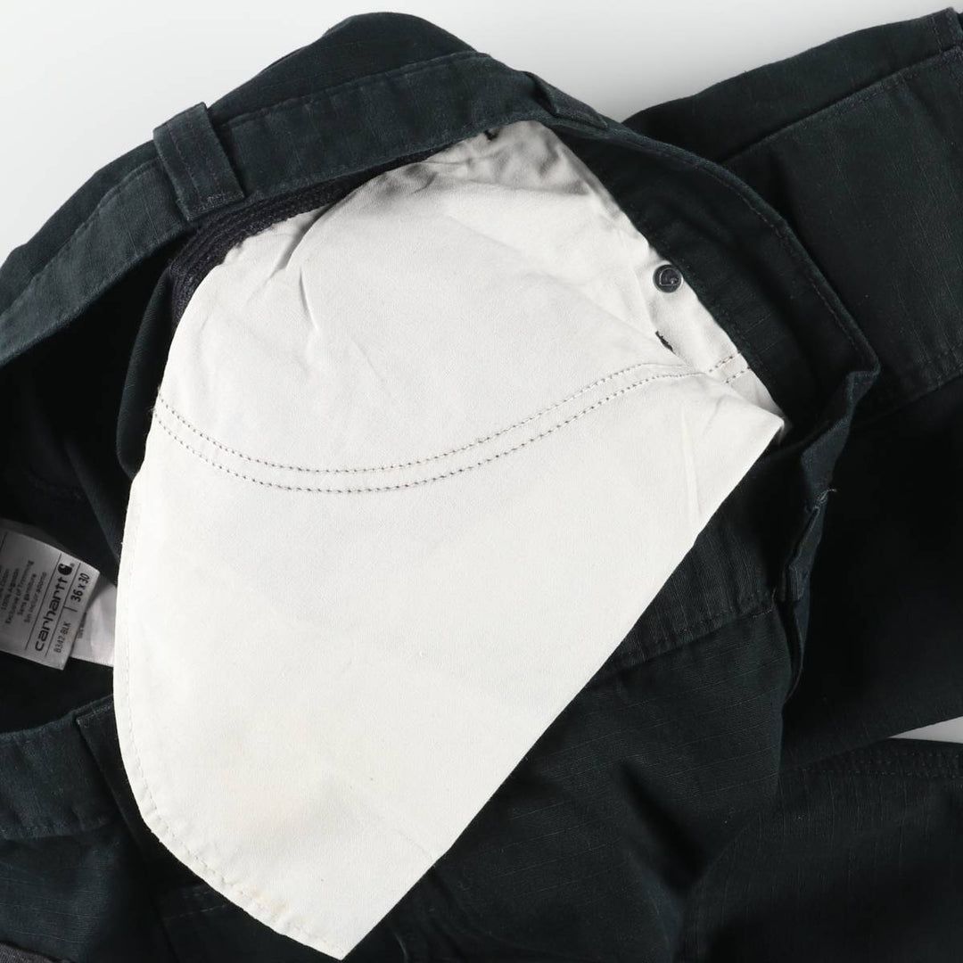 Carhartt Relaxed Fit Ripstop Work Pants, Men's, Size W37 cotton black type Vintage Second Hand