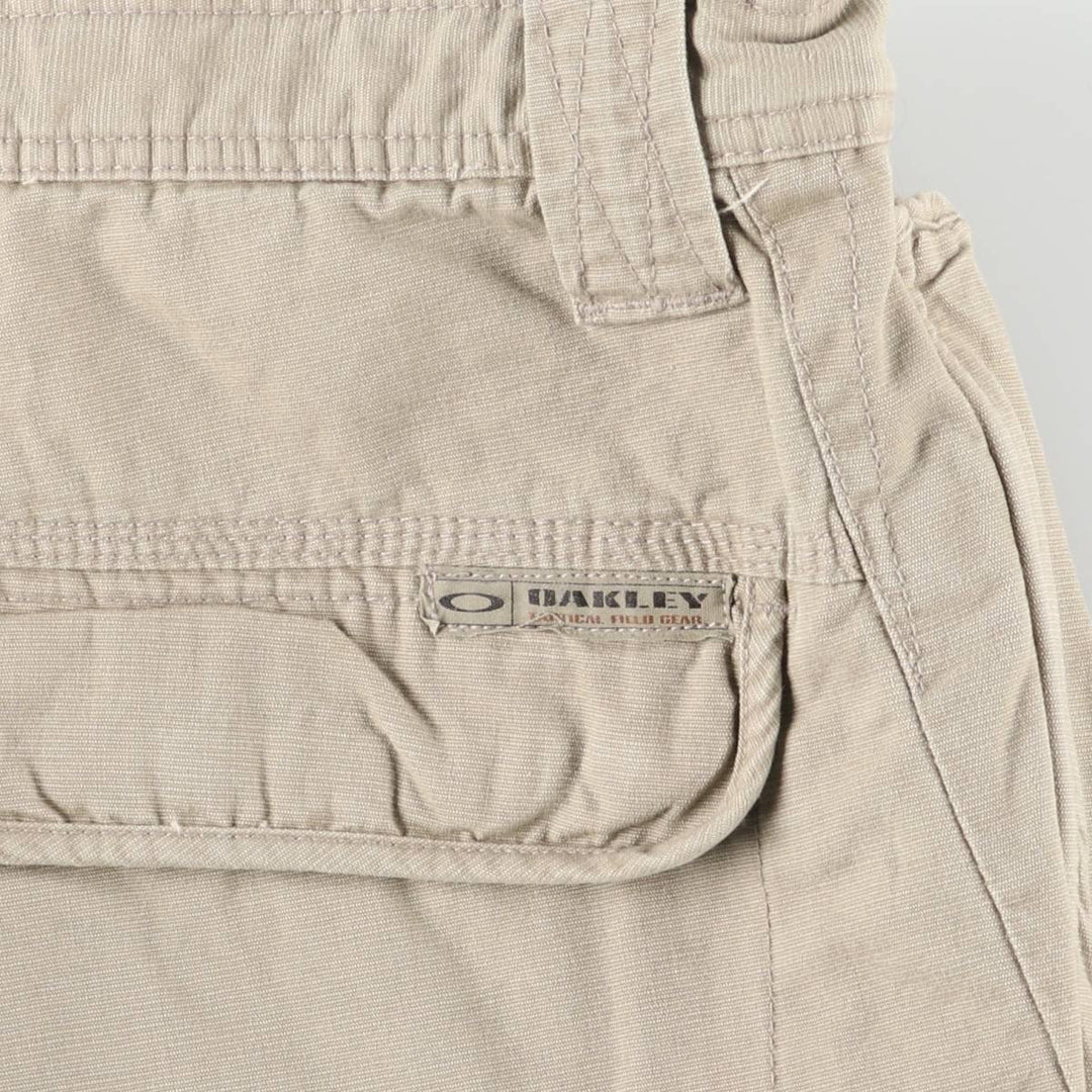 2000'S Oakley cargo pants, men's size XL cotton Beige type Vintage Second Hand