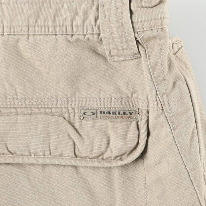 2000'S Oakley cargo pants, men's size XL cotton Beige type Vintage Second Hand
