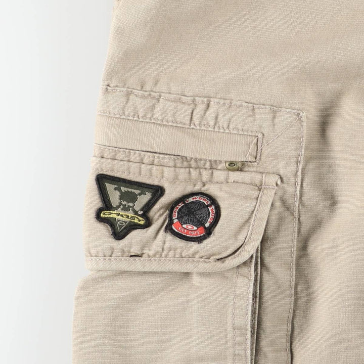 2000'S Oakley cargo pants, men's size XL cotton Beige type Vintage Second Hand