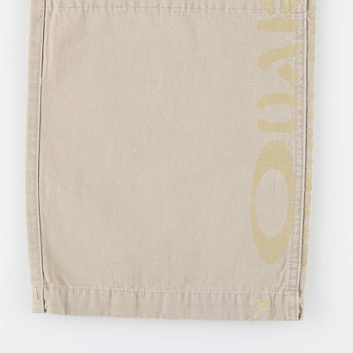 2000'S Oakley cargo pants, men's size XL cotton Beige type Vintage Second Hand
