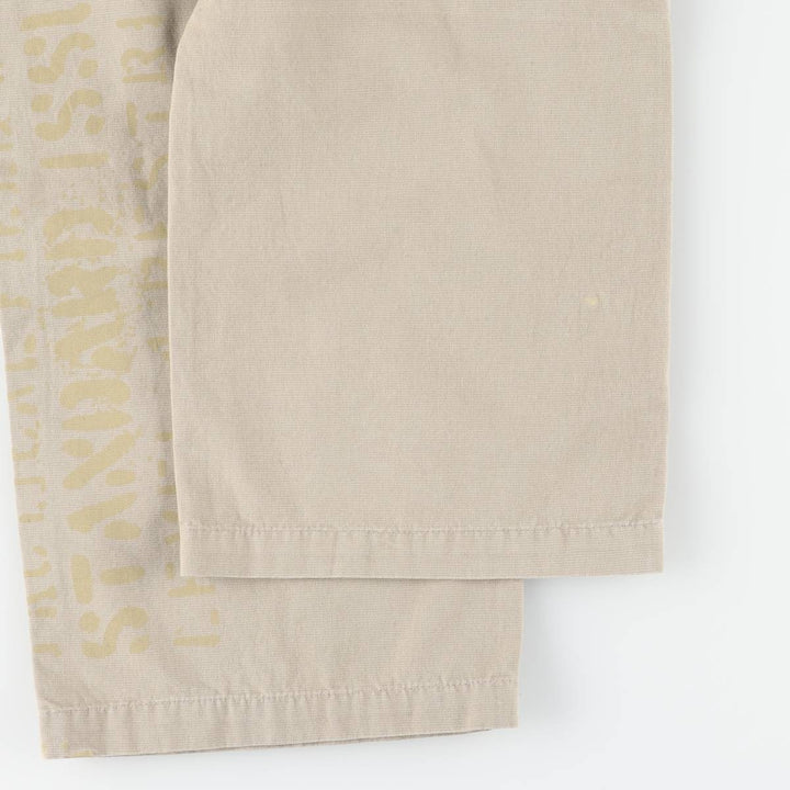 2000'S Oakley cargo pants, men's size XL cotton Beige type Vintage Second Hand