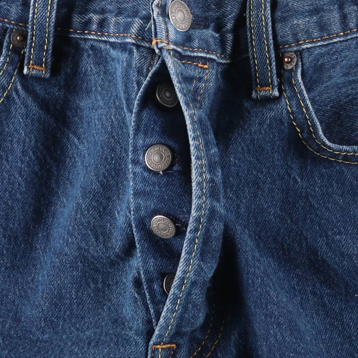 Levi's 501 straight denim pants for men, size W32 cotton blue type Vintage Second Hand