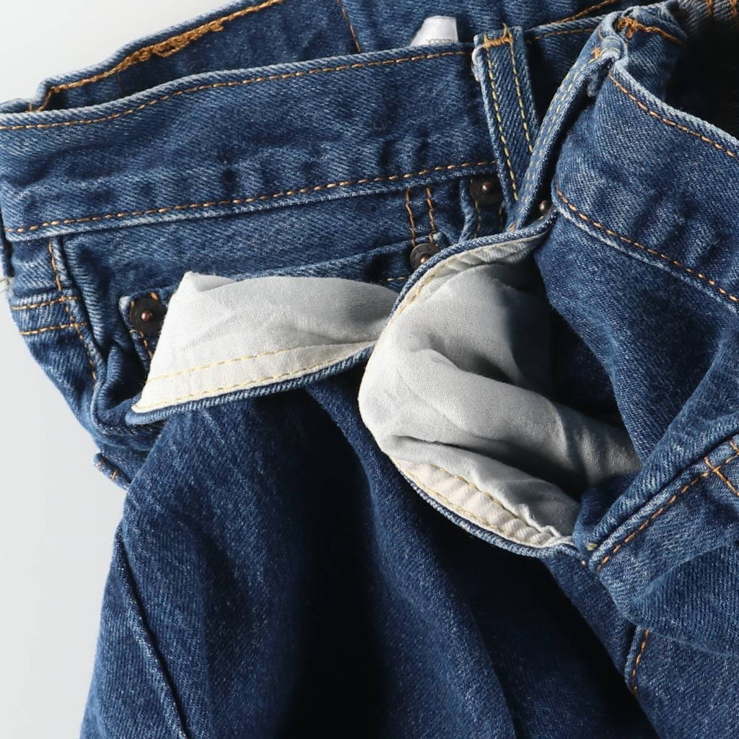 Levi's 501 straight denim pants for men, size W32 cotton blue type Vintage Second Hand