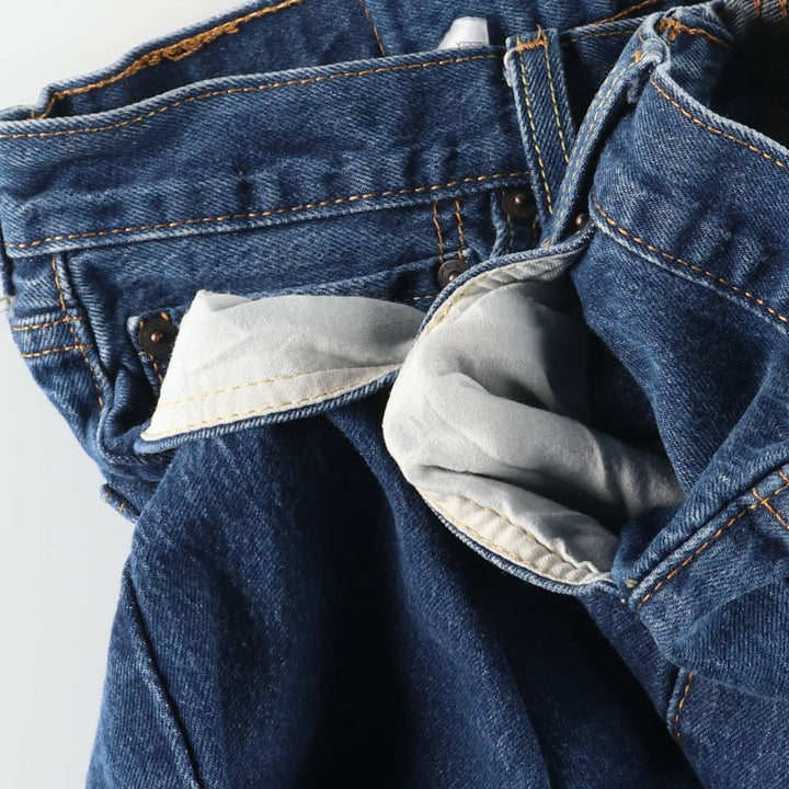 Levi's 501 straight denim pants for men, size W32 cotton blue type Vintage Second Hand
