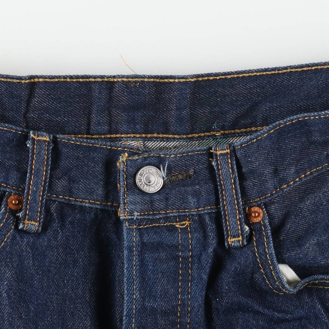 Levi's 501 straight denim pants for men, size W32 cotton navy blue type Vintage Second Hand