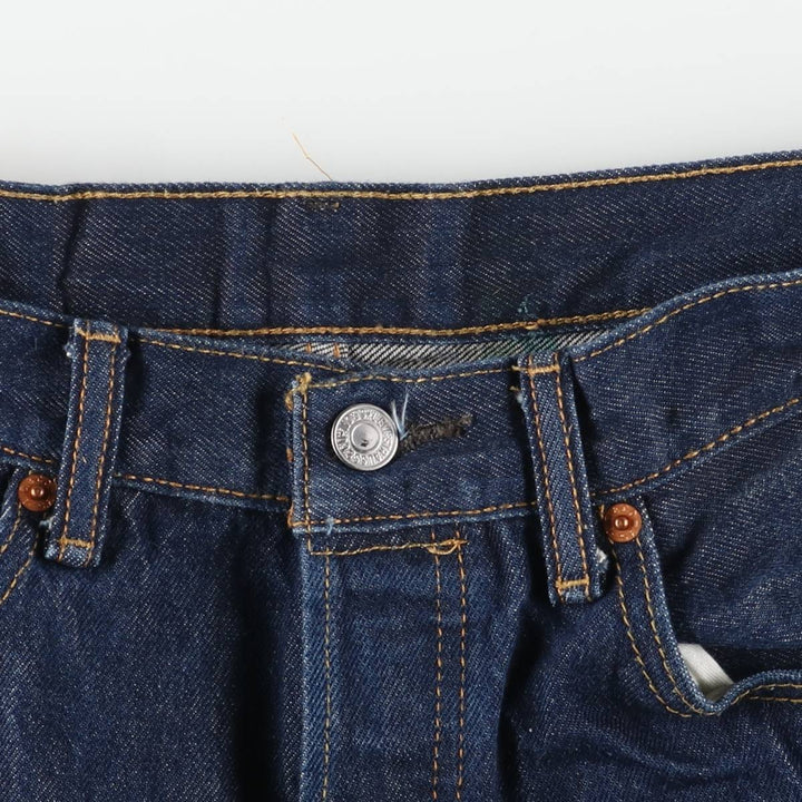 Levi's 501 straight denim pants for men, size W32 cotton navy blue type Vintage Second Hand