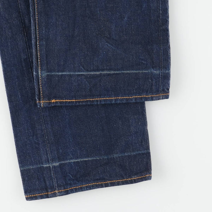 Levi's 501 straight denim pants for men, size W32 cotton navy blue type Vintage Second Hand
