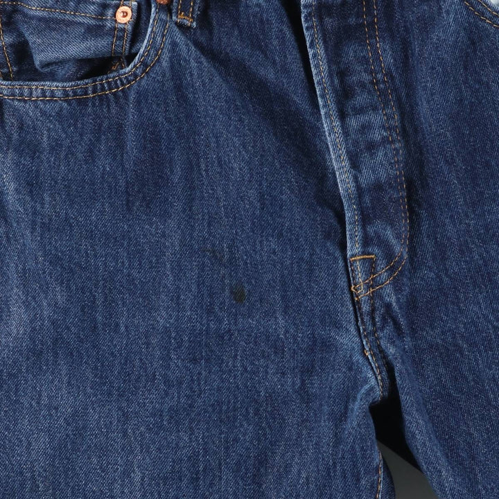 Levi's 501 straight denim pants for men, size W32 cotton navy blue type Vintage Second Hand
