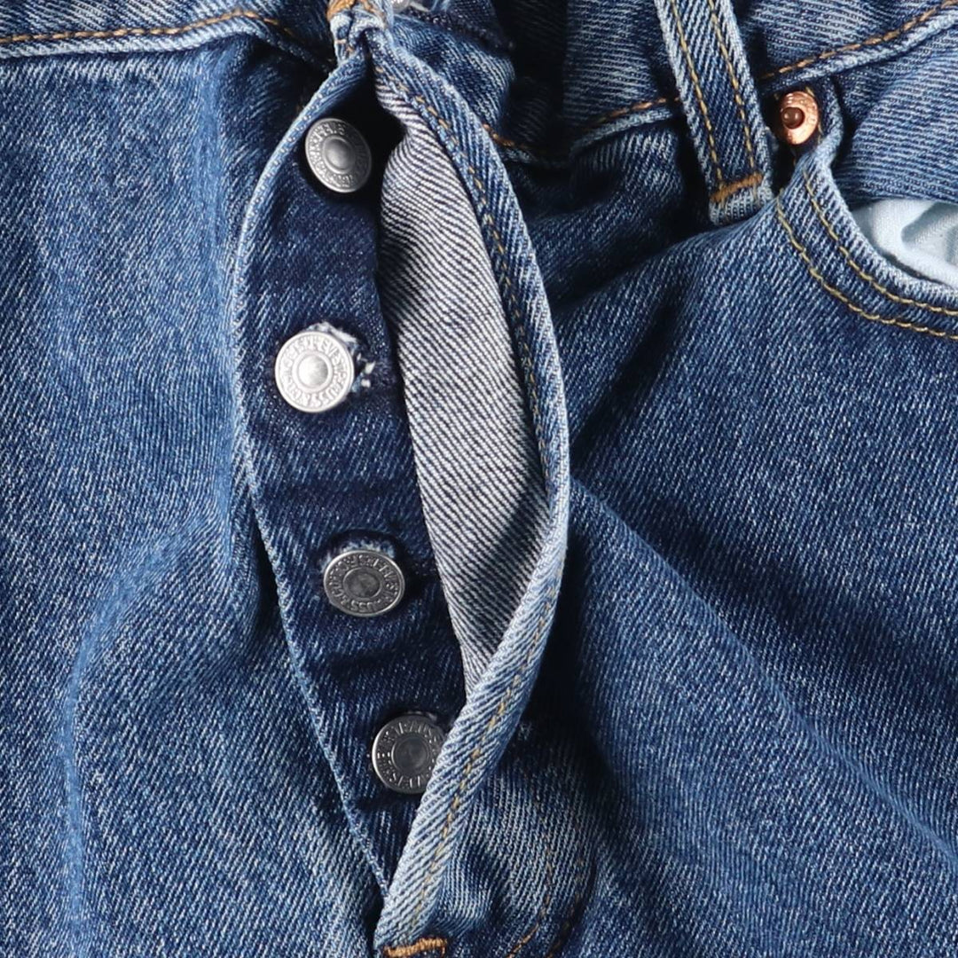 Levi's 501 straight denim pants for men, size W37 cotton blue type Vintage Second Hand