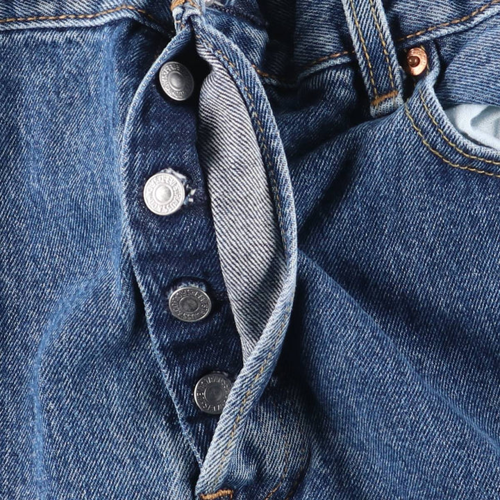 Levi's 501 straight denim pants for men, size W37 cotton blue type Vintage Second Hand