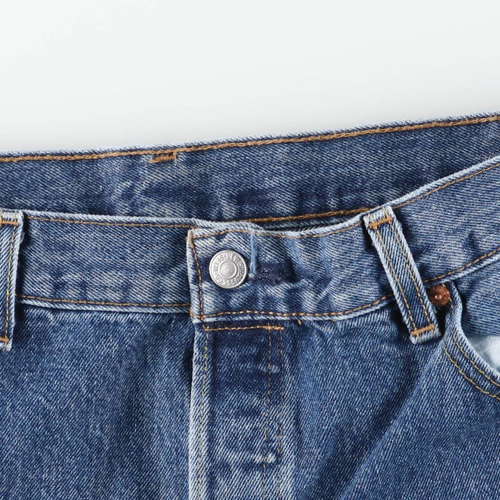 Levi's 501 straight denim pants for men, size W37 cotton blue type Vintage Second Hand