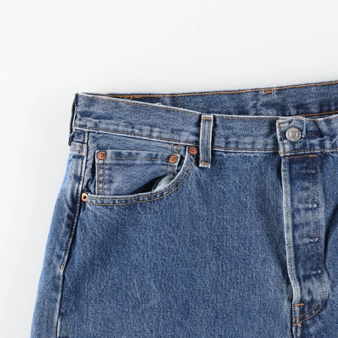 Levi's 501 straight denim pants for men, size W37 cotton blue type Vintage Second Hand