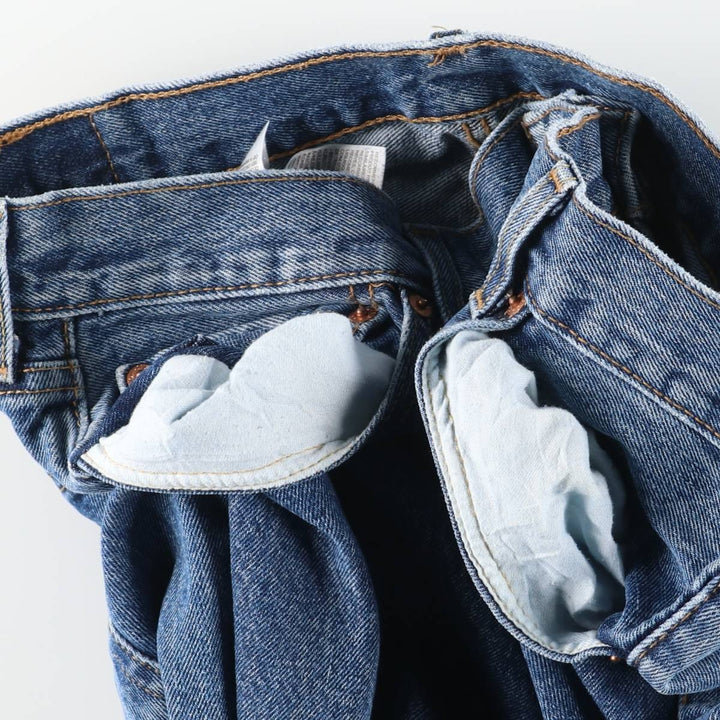 Levi's 501 straight denim pants for men, size W37 cotton blue type Vintage Second Hand