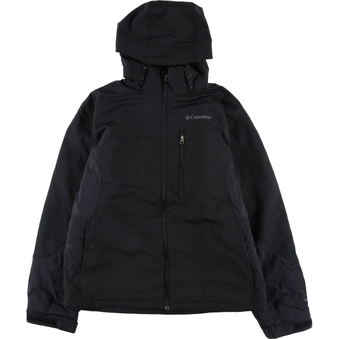 2000'S Columbia OMNI-SHIELD Hooded Padded Softshell Jacket, Men's Size L polyester black type Vintage Second Hand
