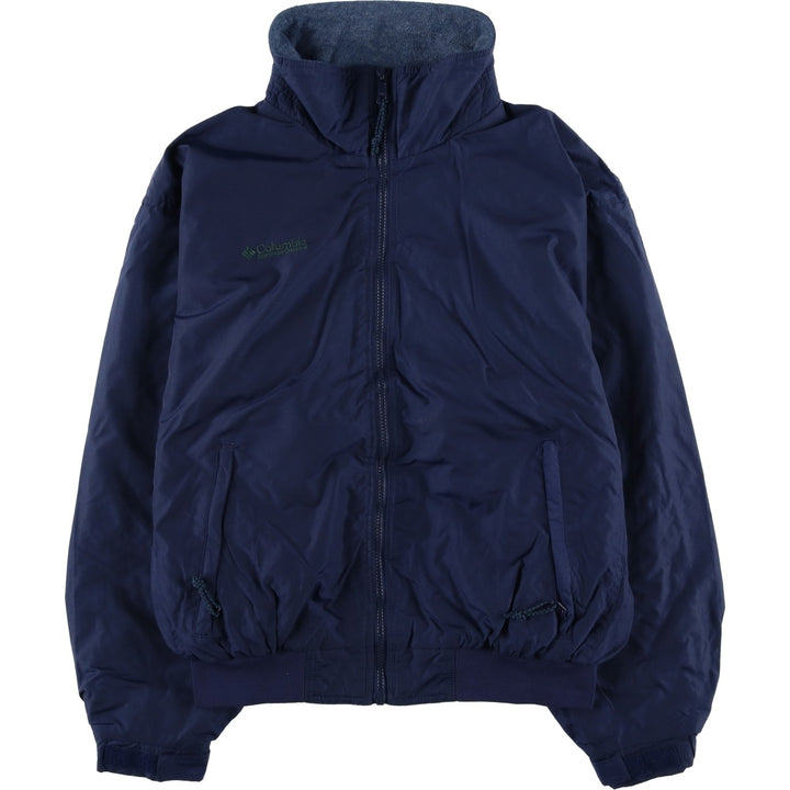 90s-00'S Vintage Columbia Padded Puffer Jacket, Men's Size Medium Nylon navy blue type Vintage Second Hand