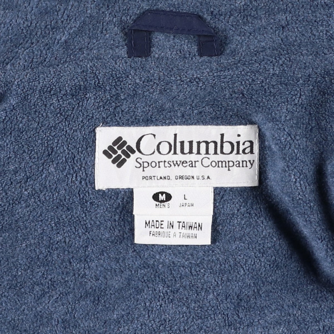 90s-00'S Vintage Columbia Padded Puffer Jacket, Men's Size Medium Nylon navy blue type Vintage Second Hand