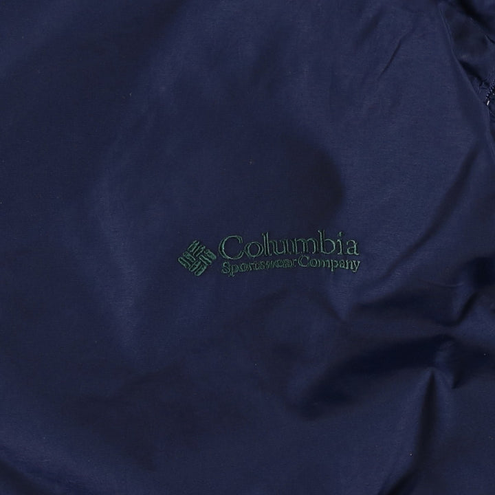 90s-00'S Vintage Columbia Padded Puffer Jacket, Men's Size Medium Nylon navy blue type Vintage Second Hand