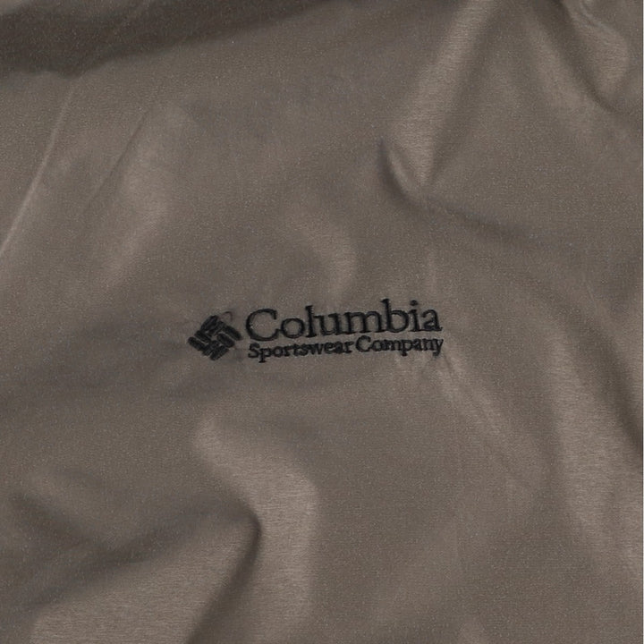 90s-00'S Vintage Columbia Budweiser Padded Puffer Jacket, Men's Size L Nylon Khaki type Vintage Second Hand