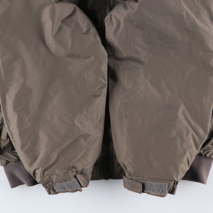 90s-00'S Vintage Columbia Budweiser Padded Puffer Jacket, Men's Size L Nylon Khaki type Vintage Second Hand